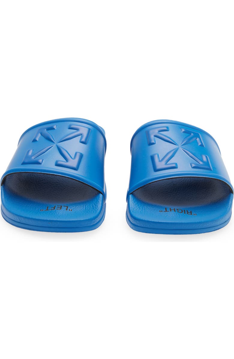 Off-White Arrow Pool Slide Sandal, Alternate, color,