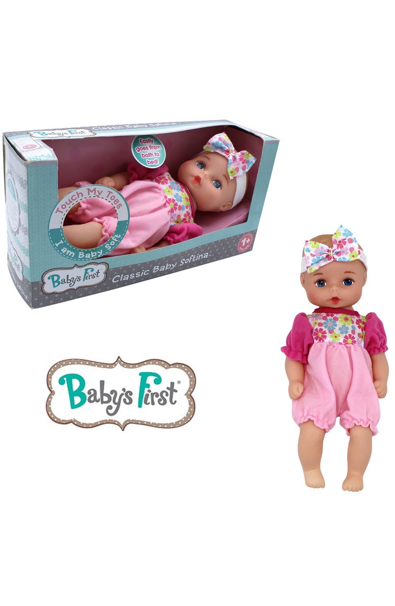 Baby's First Classic Softina Jumper Toy Doll, Alternate, color, Multicolored