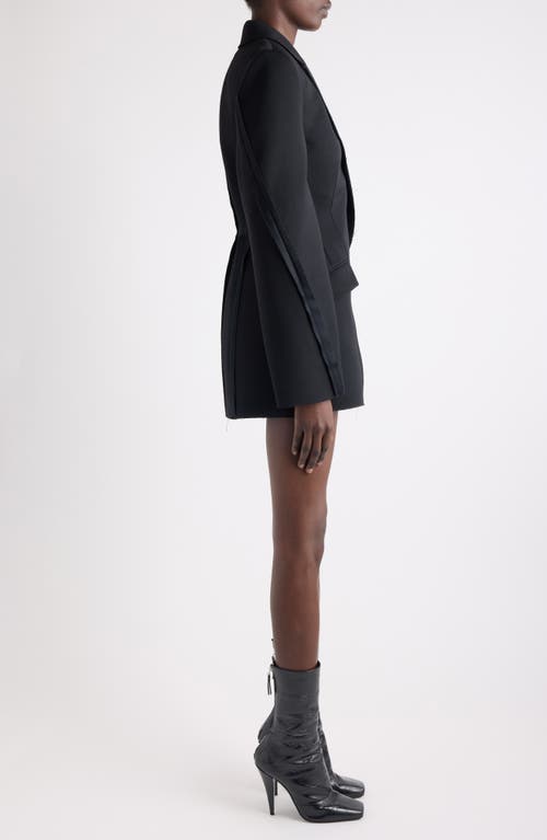 Givenchy Inside-out Cocoon Mini Blazer Dress In Black