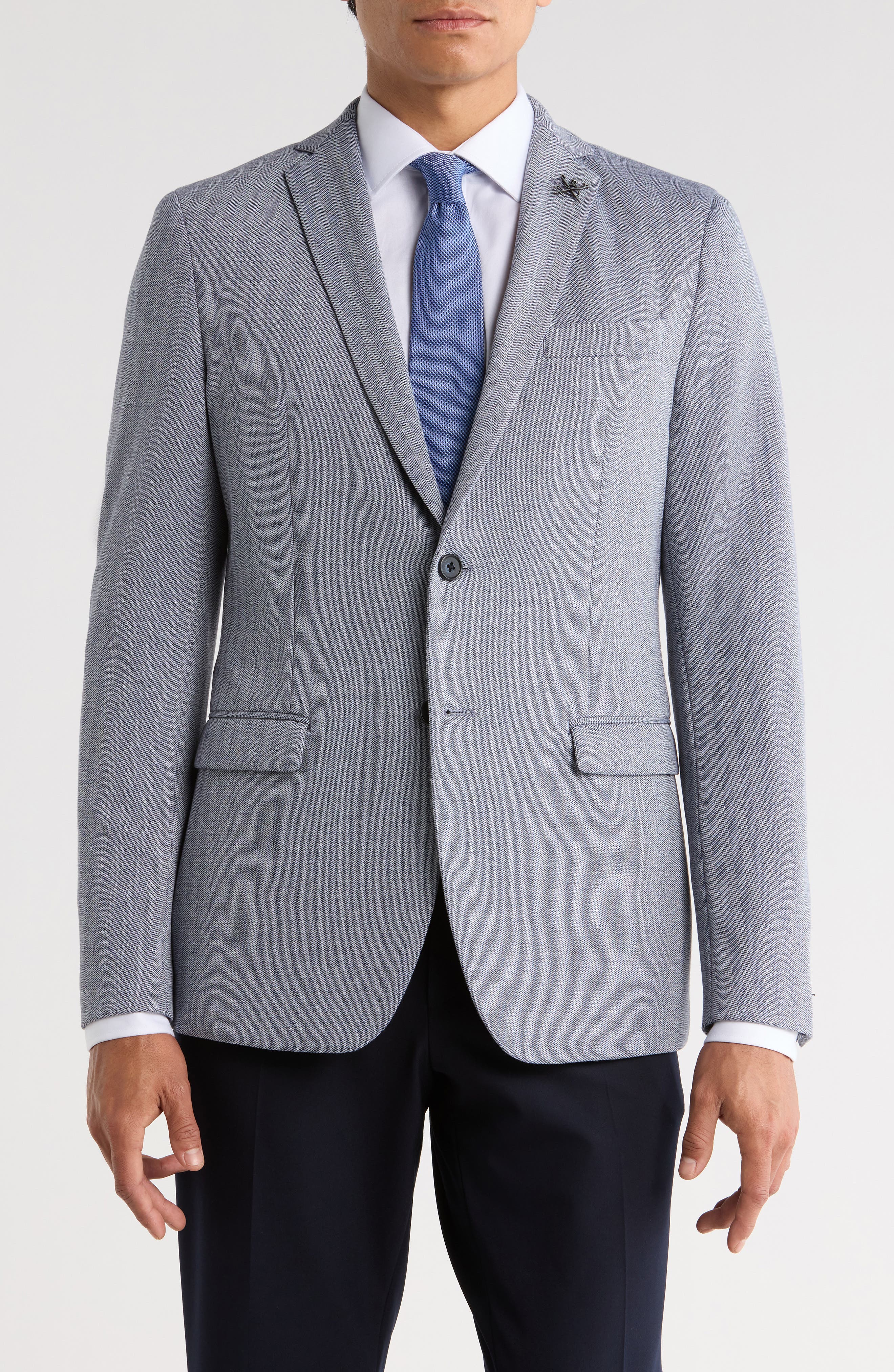 John Varvatos Star USA Chevron Sport Coat