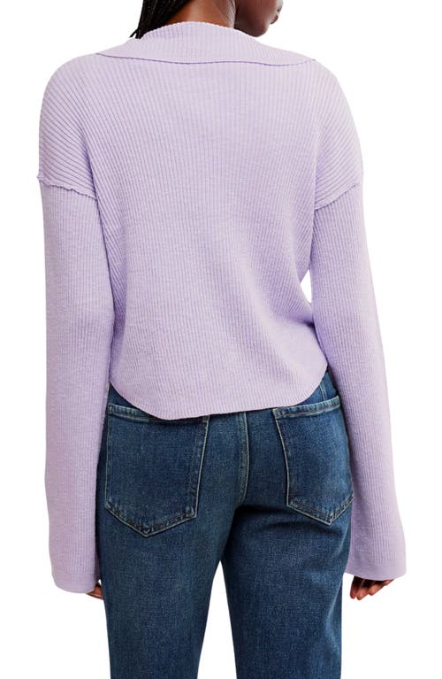 FREE PEOPLE FREE PEOPLE ELLA BUTTON-UP SWEATER 