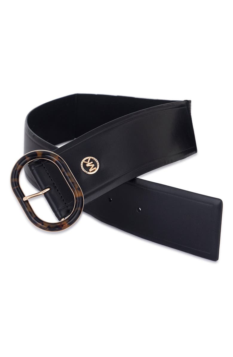 MICHAEL Michael Kors Leather Belt, Alternate, color,