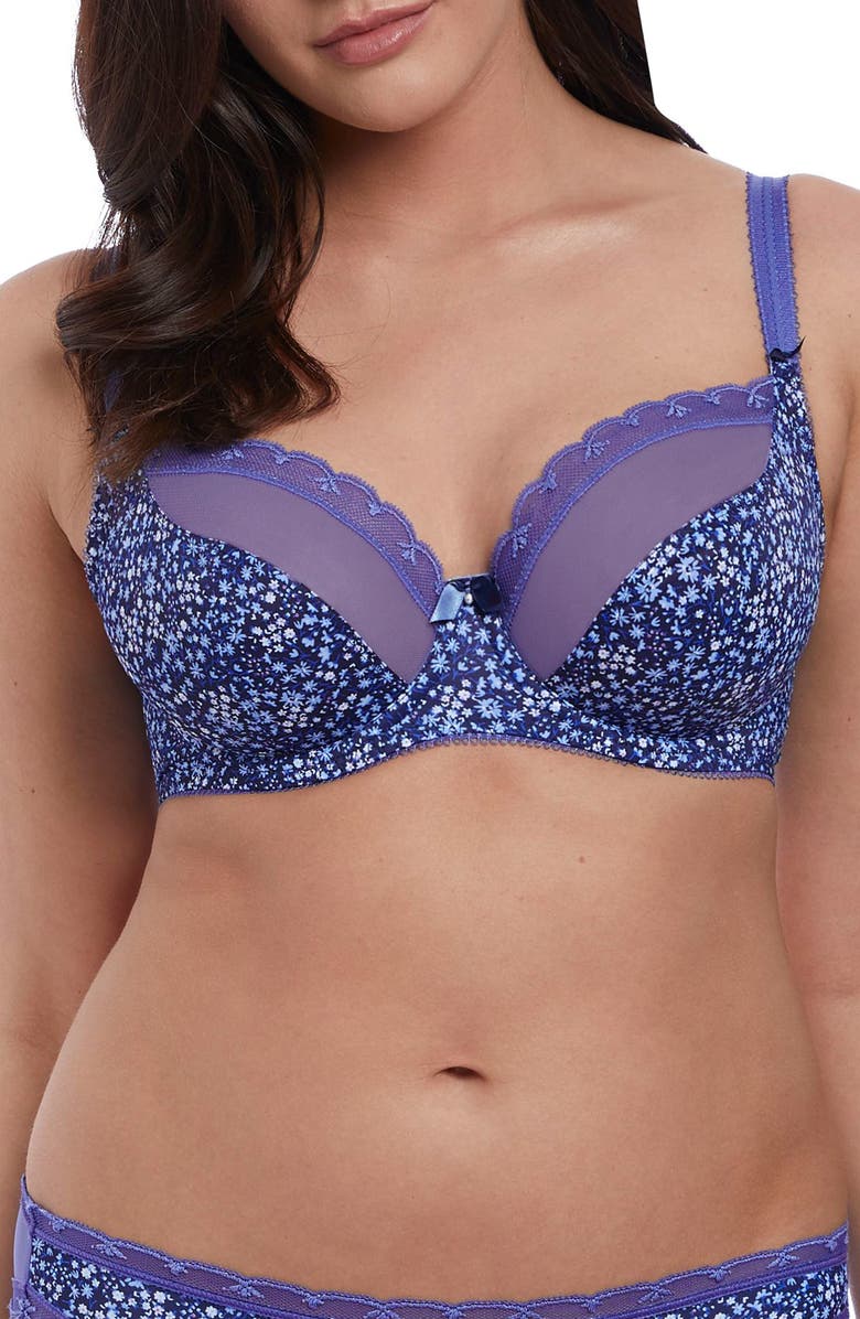 Freya Jasmine Meadow Underwire Plunge Bra, Main, color,