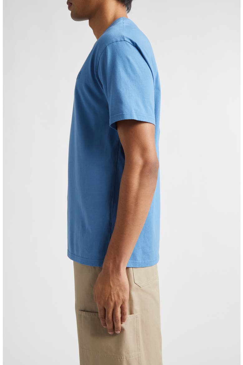 Regular Fit Logo Patch T-Shirt, Alternate, color, MILITARY BLUE