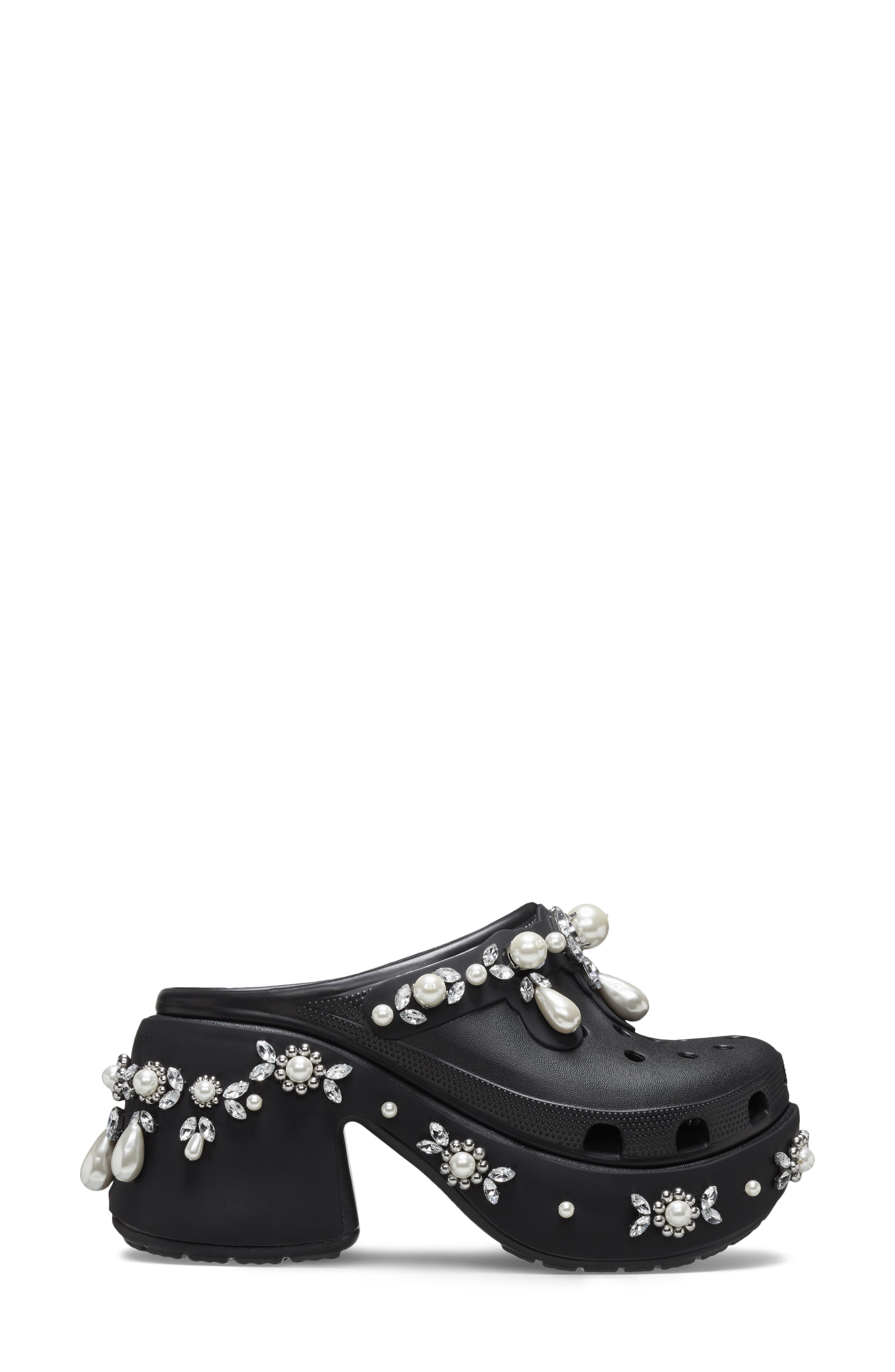 CROCS x Simone Rocha Spiked Siren Platform Clog, Alternate, color, 