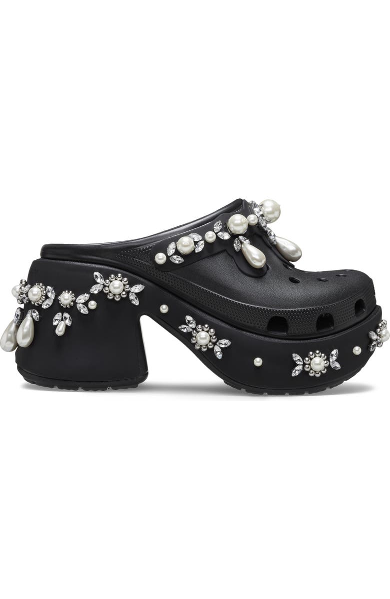 CROCS x Simone Rocha Spiked Siren Platform Clog, Alternate, color,