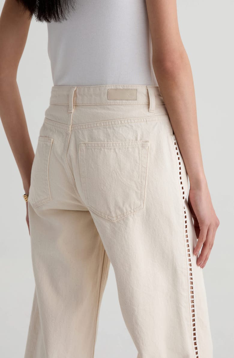 AG Saige Mid Rise Ankle Wide Leg Jeans, Alternate, color, Fresh Air