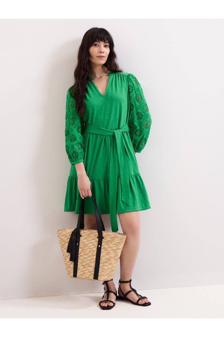Florie Green Dress, Alternate, color, Green