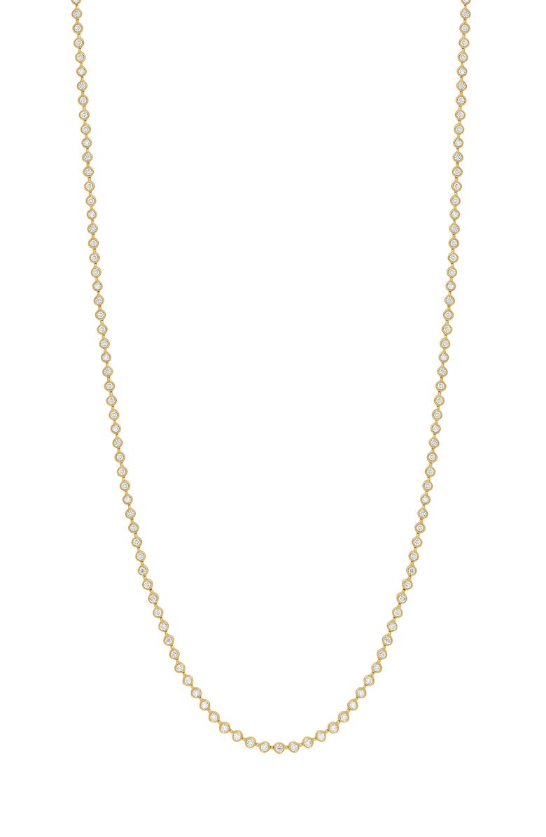 Bony Levy Monaco Diamond Tennis Necklace, Main, color, 