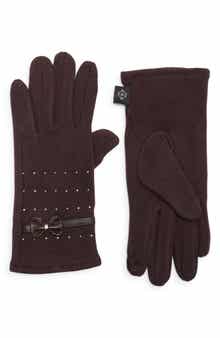 Nanette Lepore Studded Bow Gloves