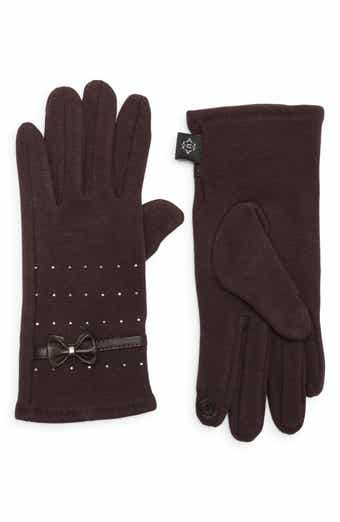 Nanette Lepore Studded Bow Gloves
