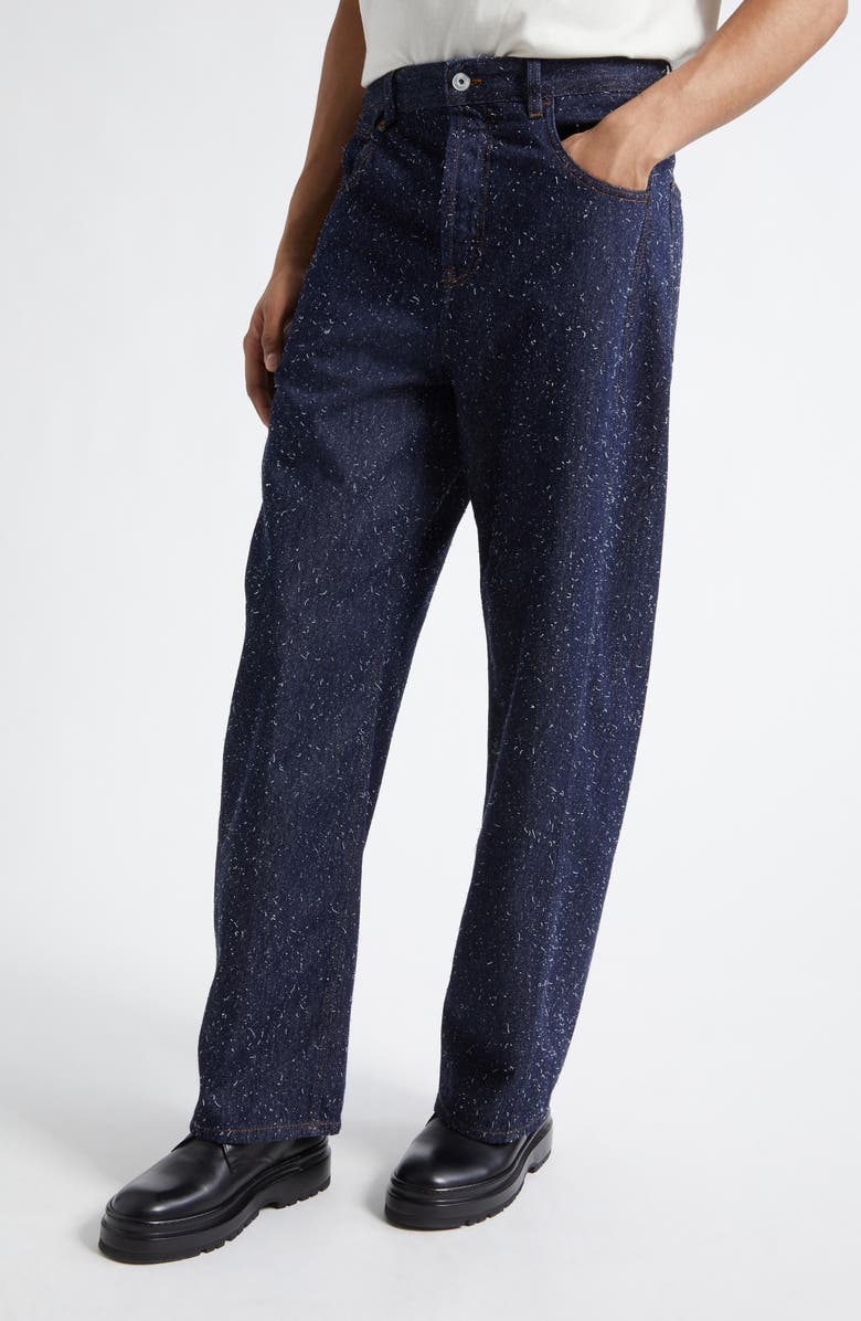 Jacquemus Le De-Nimes Mirada Jeans, Alternate, color, Navy