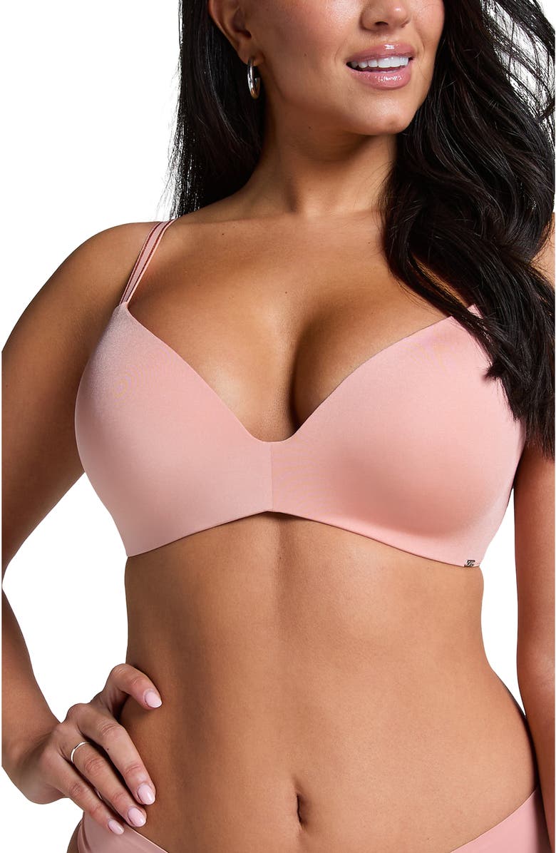 Hunkemöller Mona Padded Non-Underwired Bra, Main, color, Pink