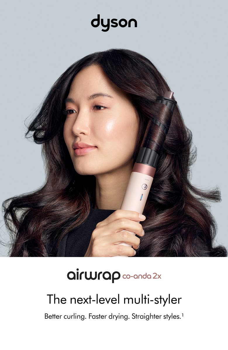Dyson Airwrap Co-anda2x<sup>™</sup> Multi-styler & Dryer Straight+Wavy in Ceramic Pink and Rose Gold, Alternate, color,