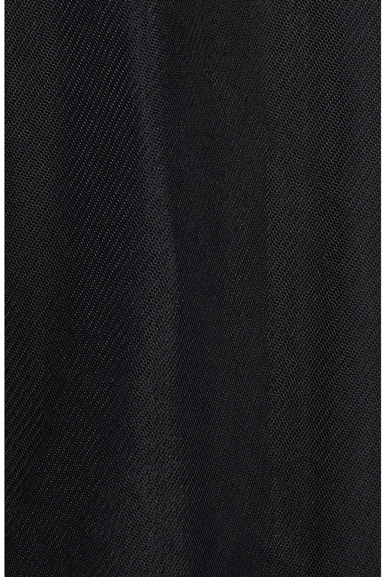 'Shadow Waltz' Skirt, Alternate, color, BLACK