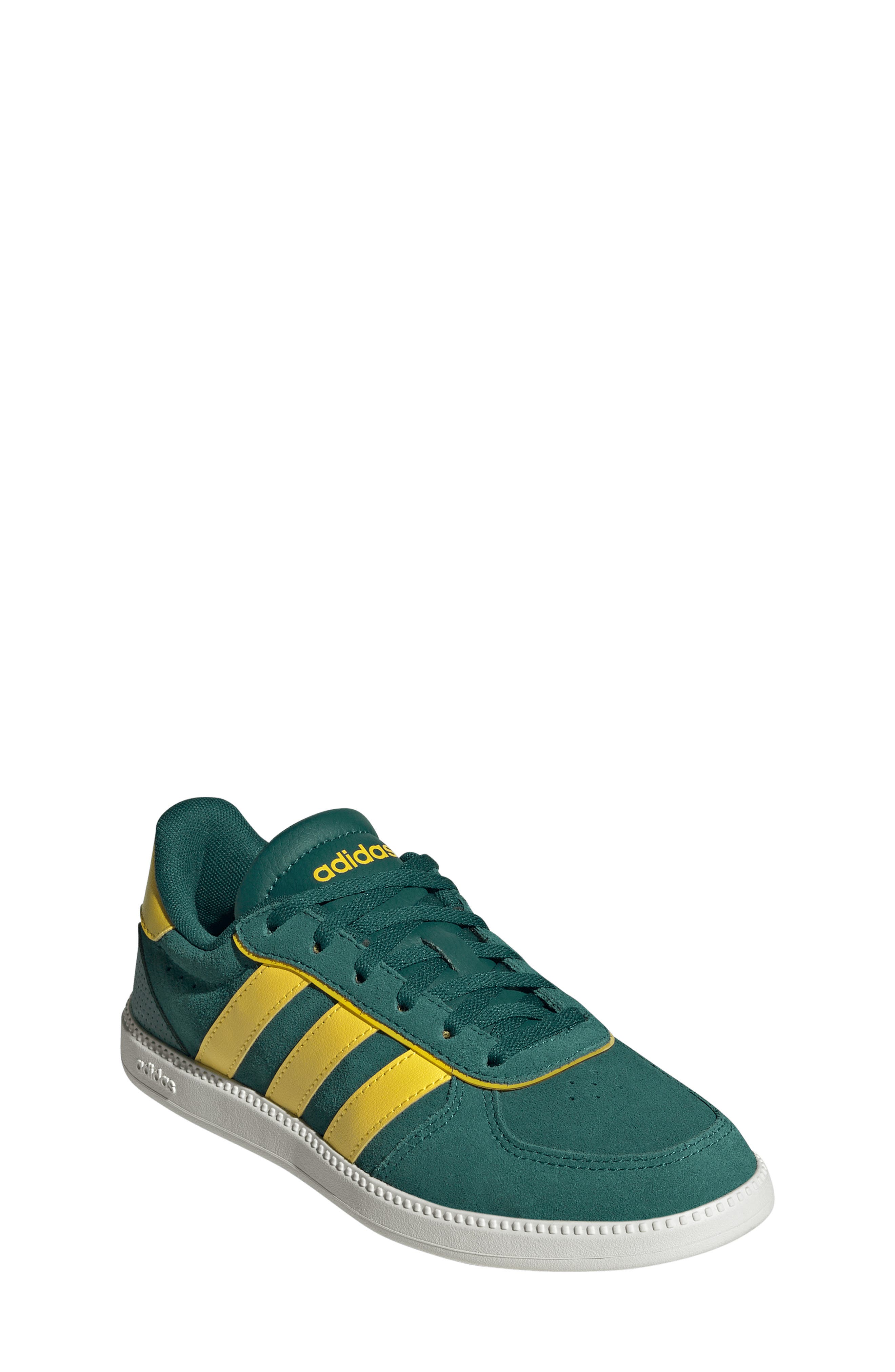 adidas Kids' Breaknet Sleek Sneaker, Main, color, Green/ Yellow/ Off White
