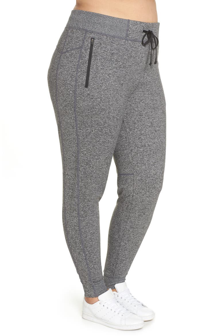 Taryn Ultrasoft Recycled Jogger Pants, Alternate, color, BLACK