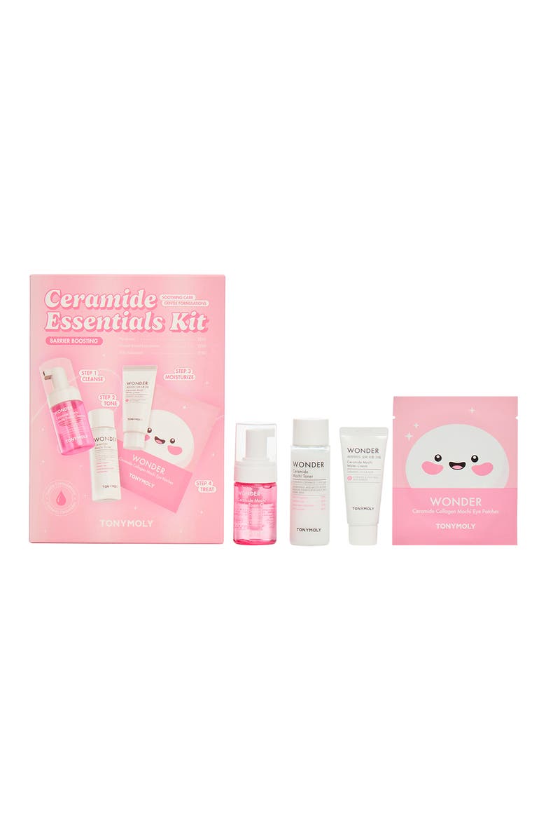 Wonder Ceramide Mochi Barrier Boosting Essentials Kit, Main, color, PINK