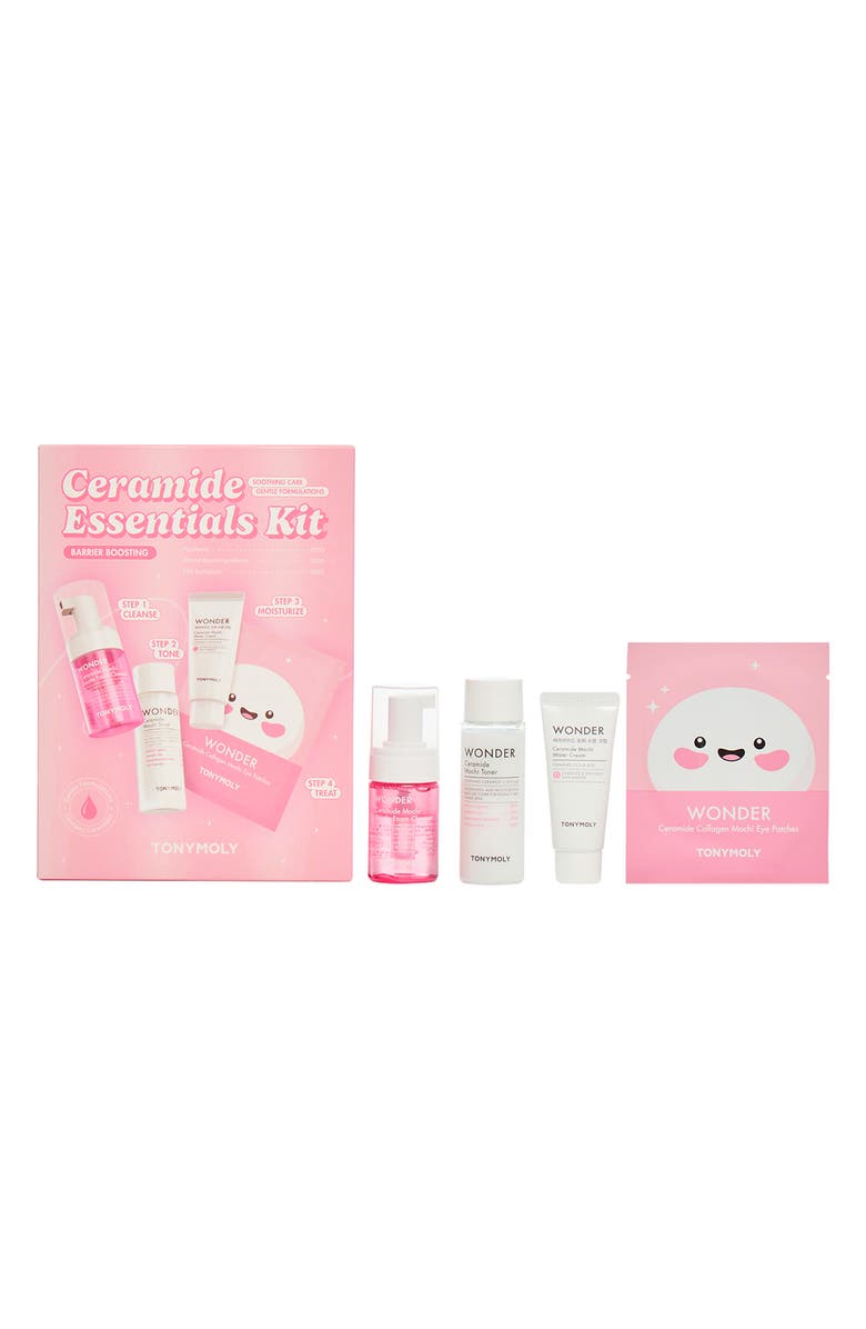 TONYMOLY Wonder Ceramide Mochi Barrier Boosting Essentials Kit, Main, color, Pink