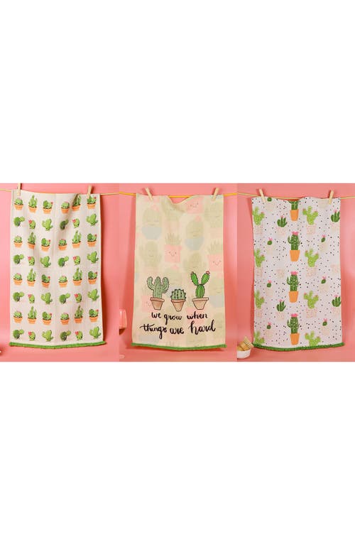 Tiramisu 3-piece Kitchen Towel Set In Multi