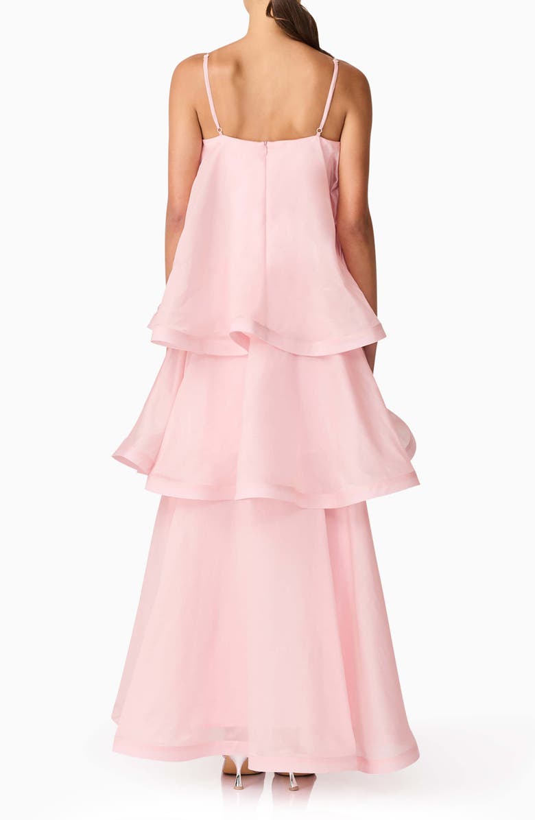 Elliatt Noemi Tiered Voile Maxi Dress, Alternate, color, Light Pink