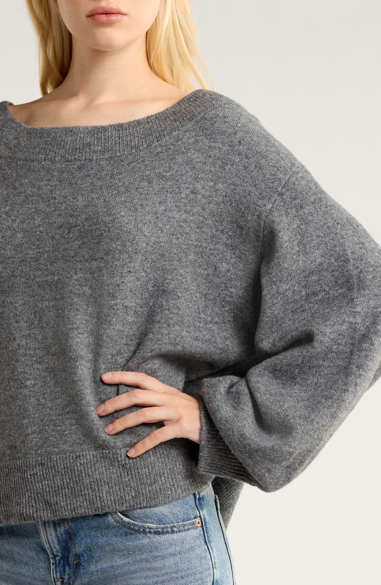 PacSun Sunday Pullover, Alternate, color, Heather Grey