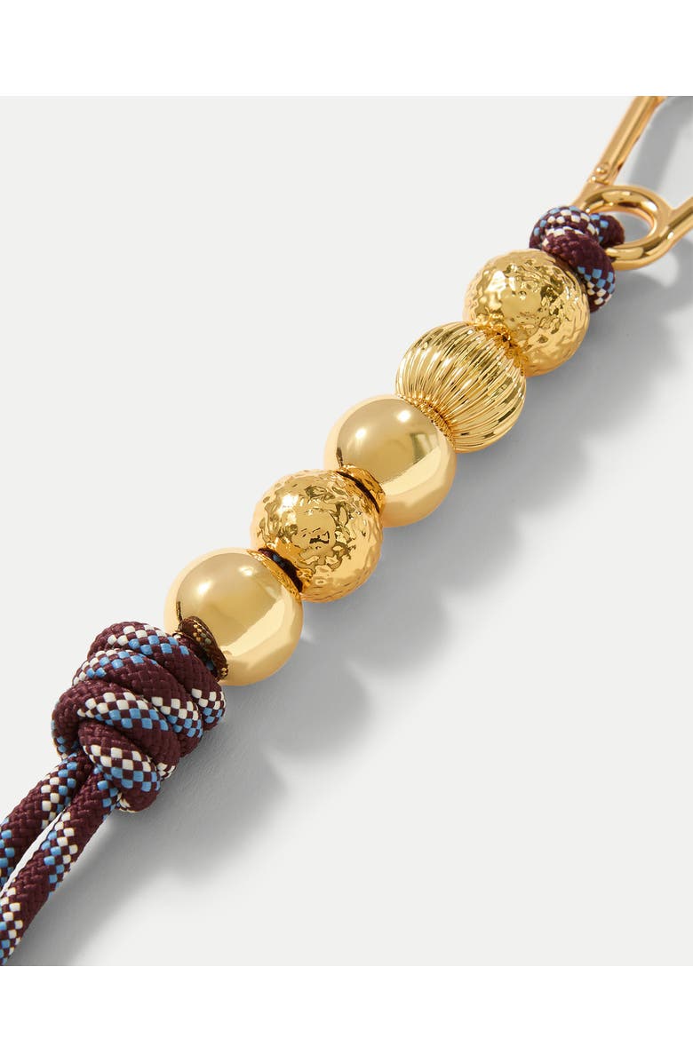 Veronica Beard Paracord Bead Bag Charm, Alternate, color, Raisin Multi