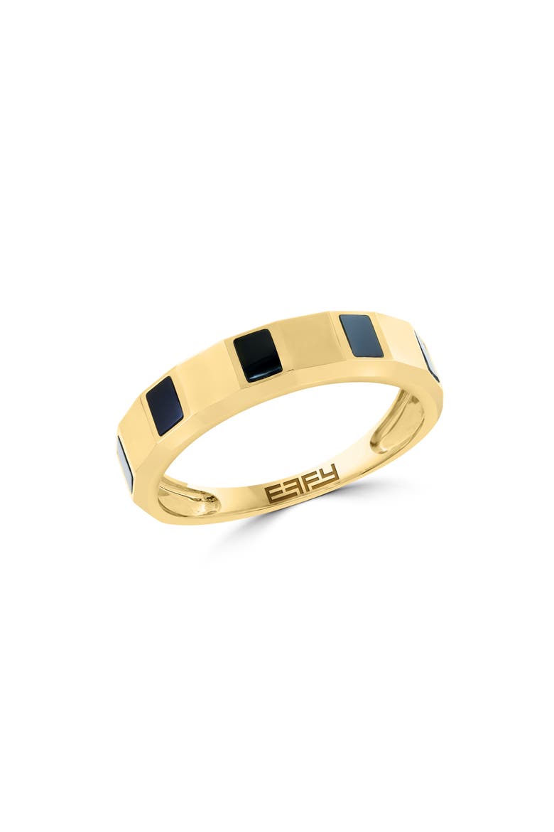 Onyx Band Ring, Main, color, BLACK