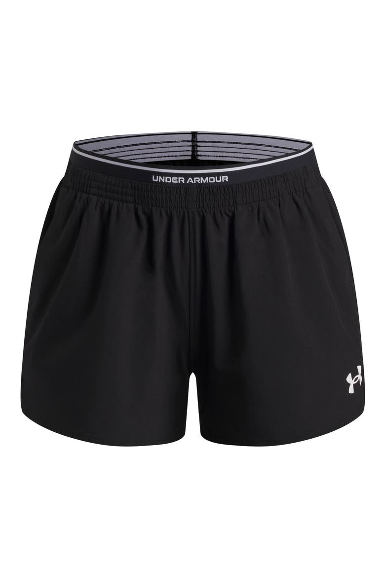 Kids' Vanish Woven Shorts, Main, color, BLACK / / WHITE