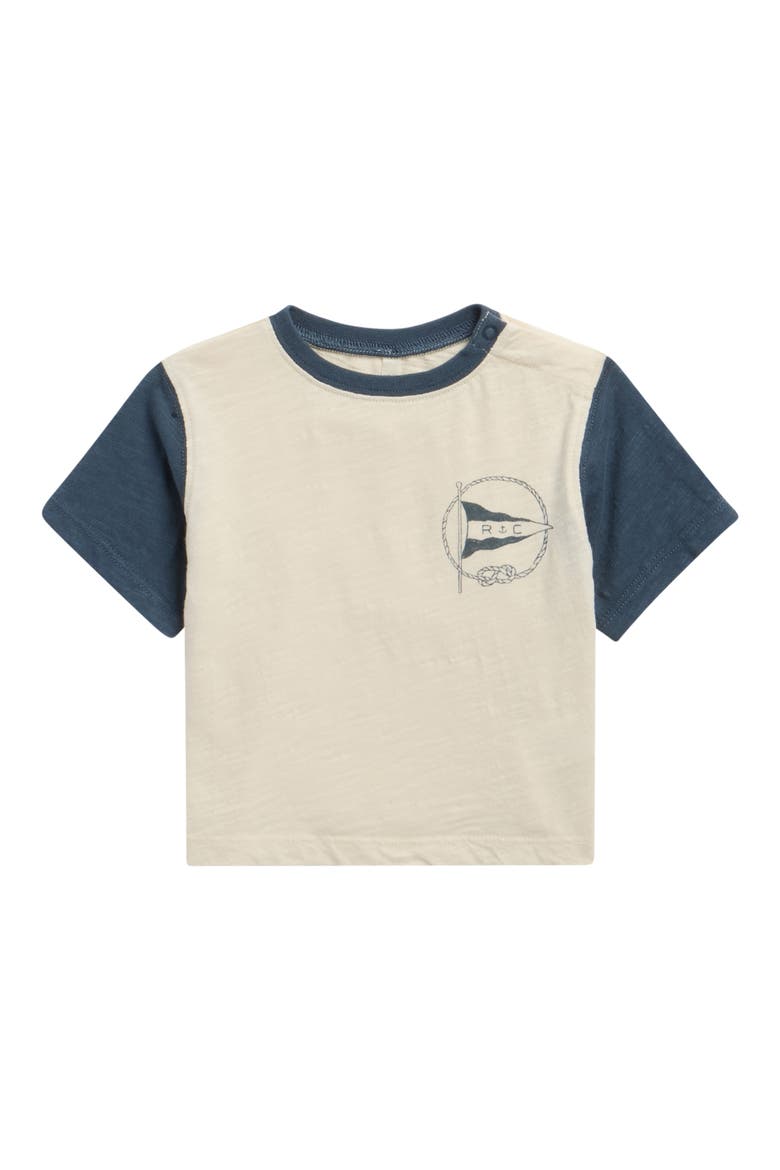 Slub Cotton Graphic T-Shirt, Main, color, NATURAL