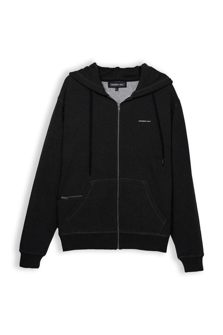 Brooklyn Zip-Up Hoodie, Alternate, color, Charcoal
