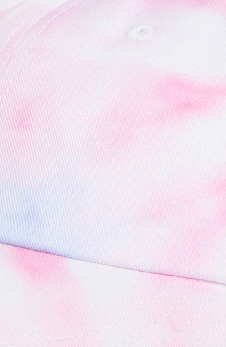 The Accessory Collective Kids' Tie Dye Baseball Cap, Alternate, color, Pink