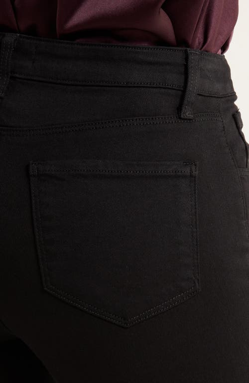 L'agence Selma Sleek Baby Bootcut Jeans In Black