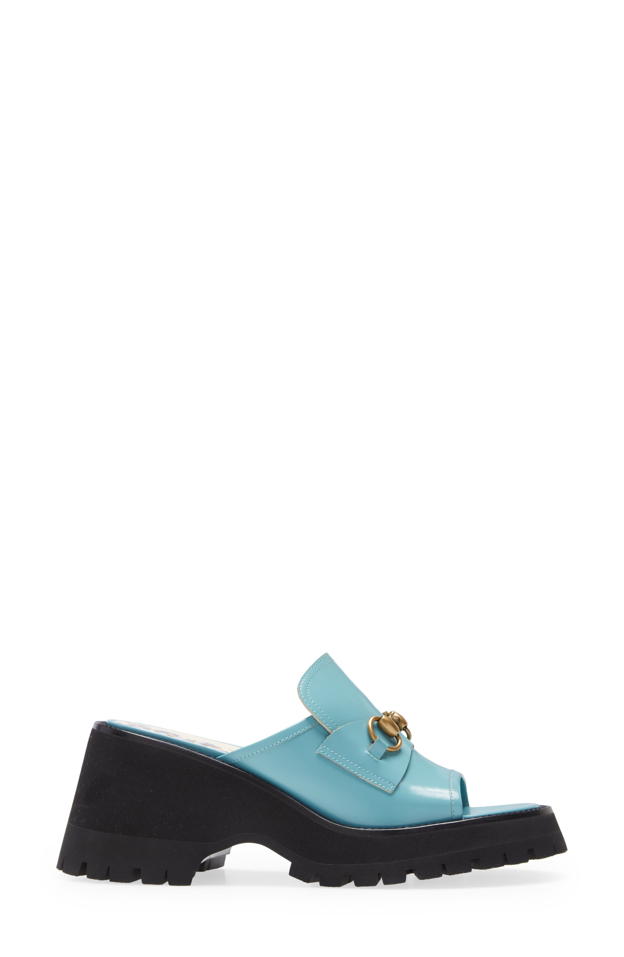 Gucci Harald Platform Slide Sandal, Alternate, color, 