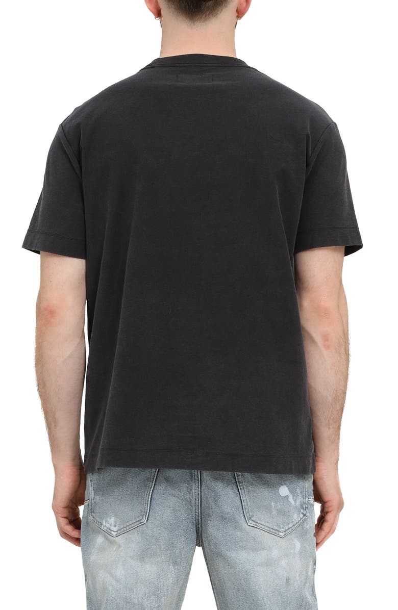 PURPLE BRAND Textured Cotton Jersey Graphic T-Shirt, Alternate, color, Black