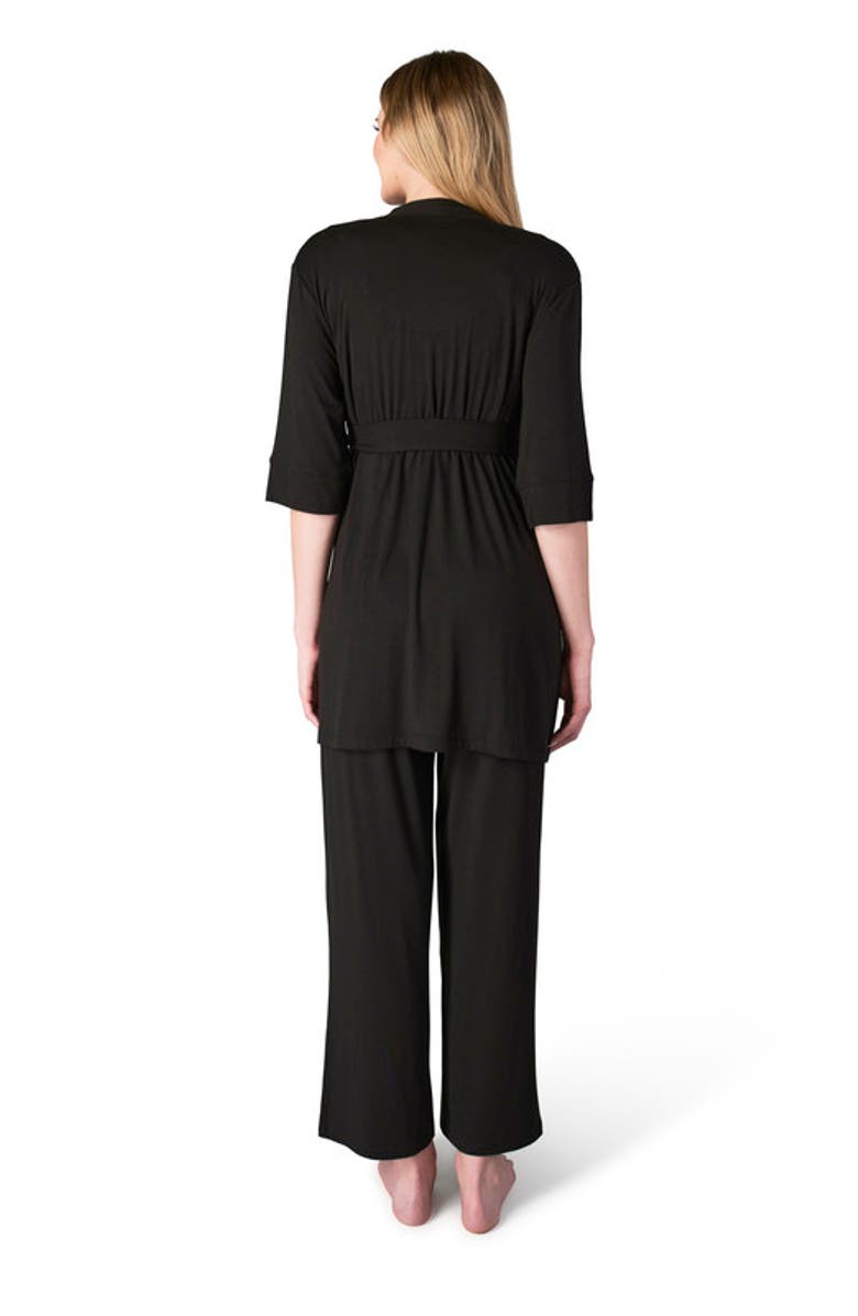 Everly Grey Analise During
After 3-Piece Maternity/Nursing Sleep Set, Alternate, color, Black