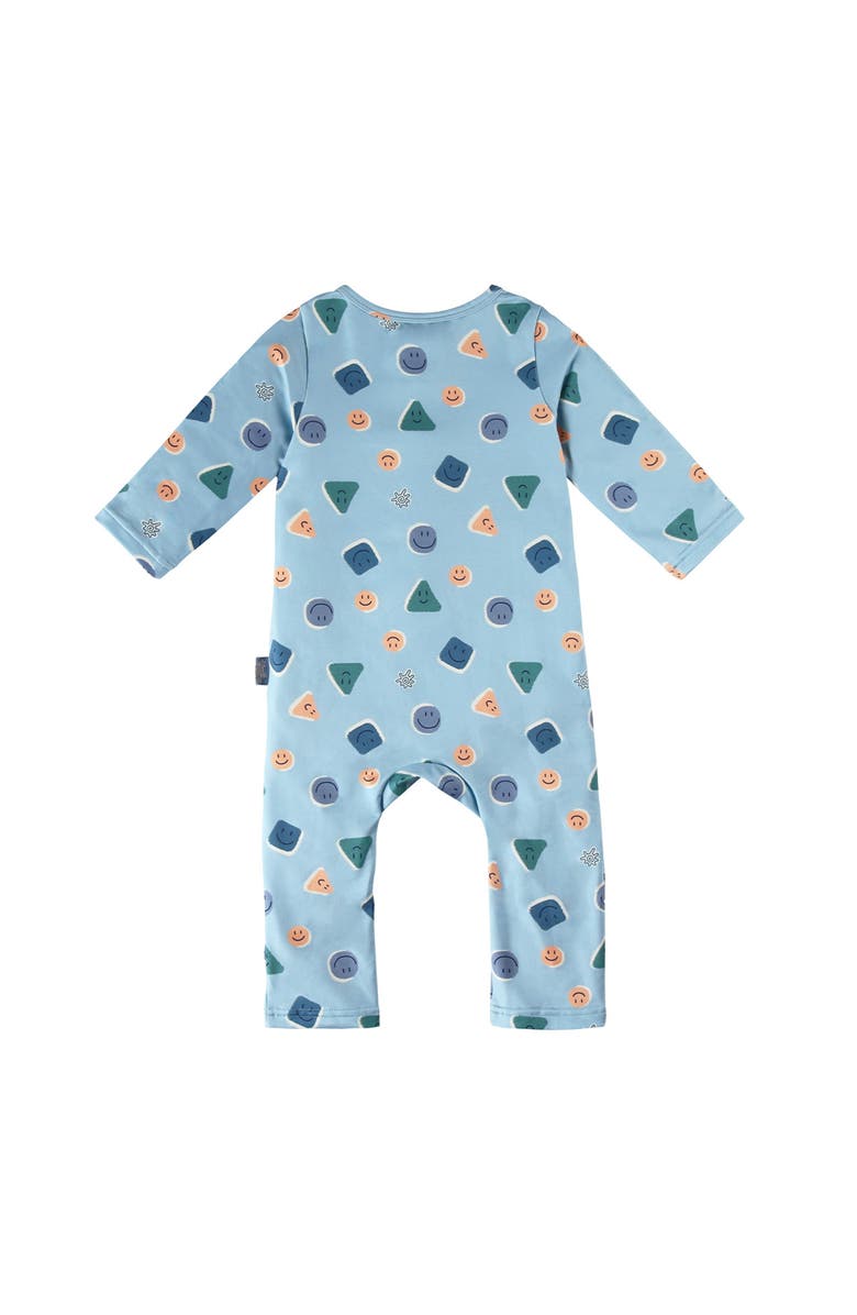 UV Skinz Active Fleece Romper, Alternate, color, Smiley Pals