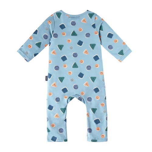 Uv Skinz Active Fleece Romper In Smiley Pals