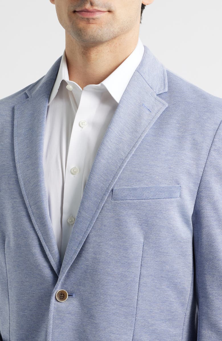 DANIEL HECHTER Heathered Stretch Twill Sport Coat, Alternate, color, Blue