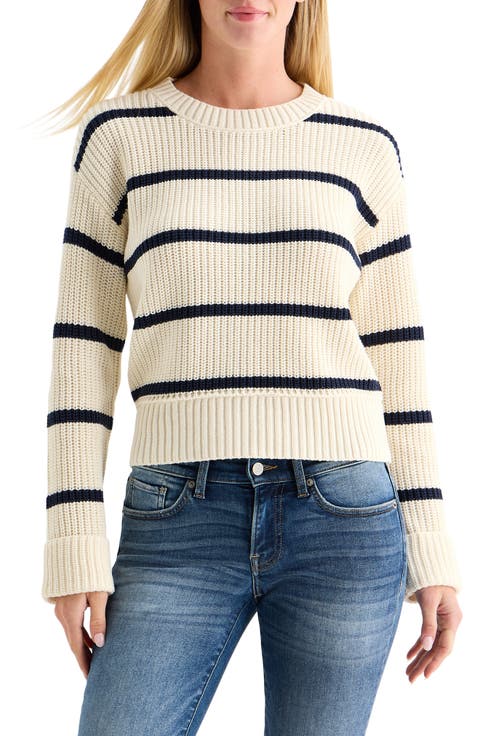 Stripe Crewneck Sweater