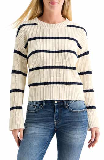 Lucky Brand Stripe Crewneck Sweater
