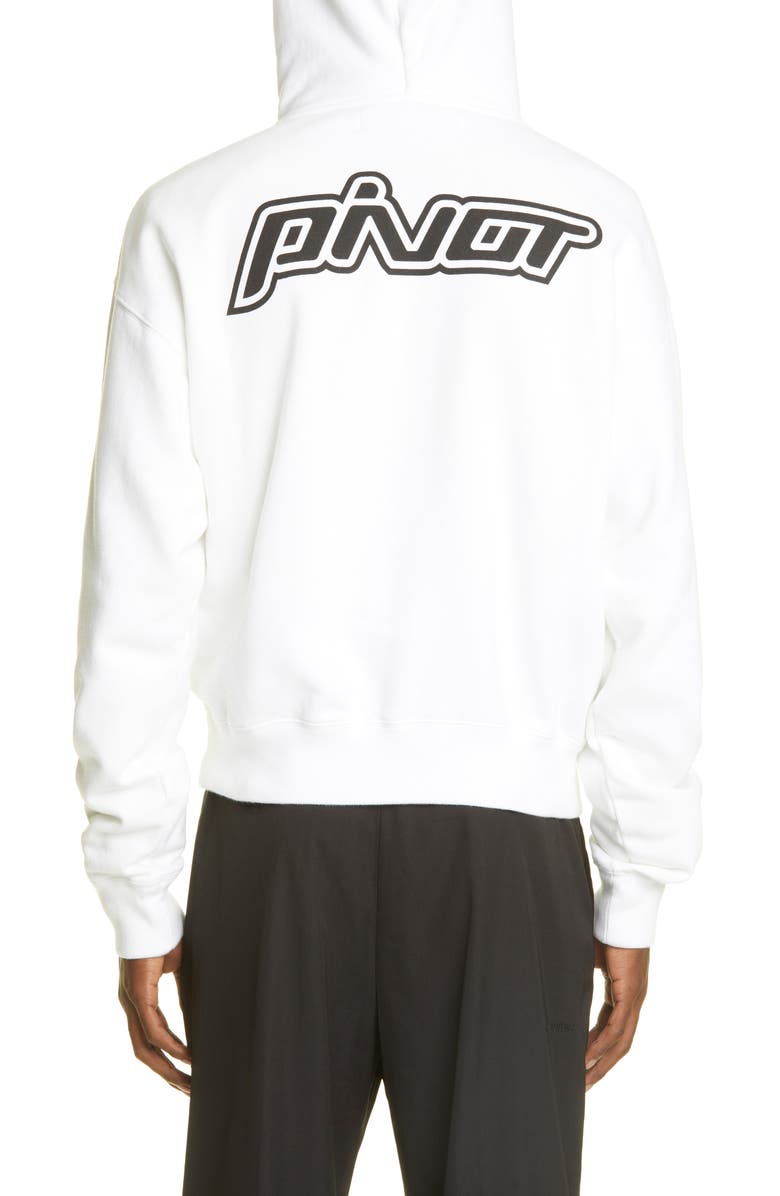 Off-White Monalisa Men's Graphic Cotton Hoodie, Alternate, color,