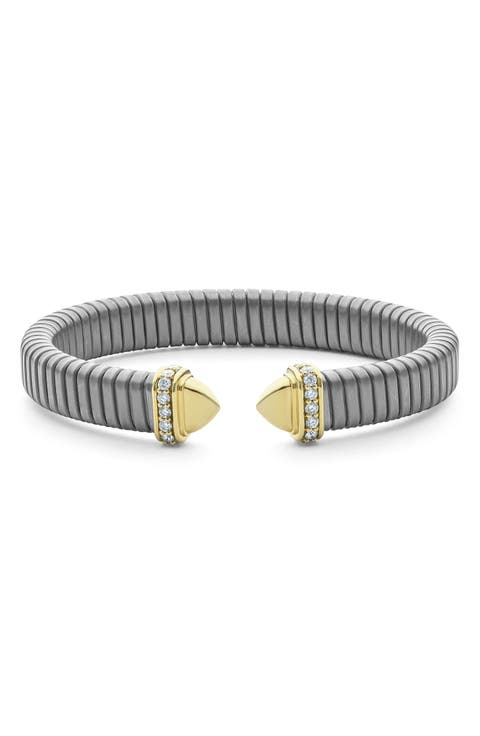 Men's Pointed Dome Diamond Bracelet