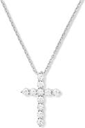 Melinda Maria Oh She Fancy Small Cubic Zirconia Cross Pendant Necklace