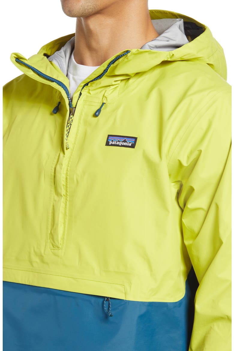 Torrentshell 3L Packable Waterproof Pullover, Alternate, color, CHARTREUSE