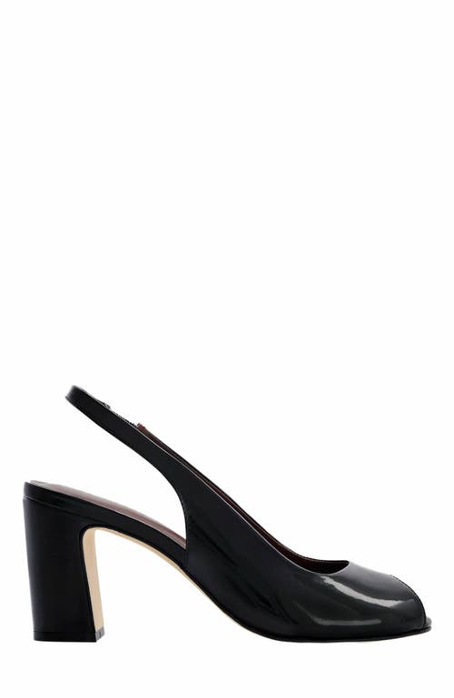 Bernardo Footwear Adell Peep Toe Slingback In Black