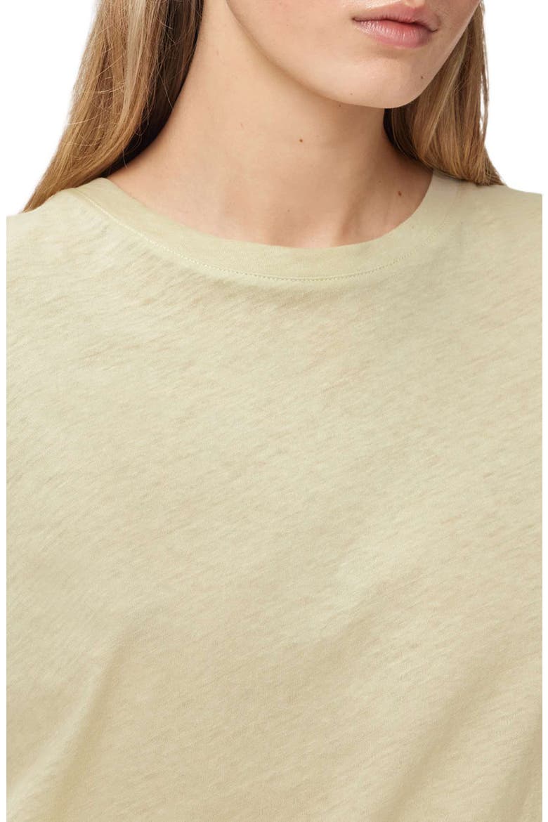 Anna Cotton T-Shirt, Alternate, color, HAZE GREEN