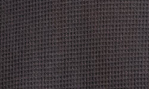 Barefoot Dreams Thermal Cotton Hoodie In Black