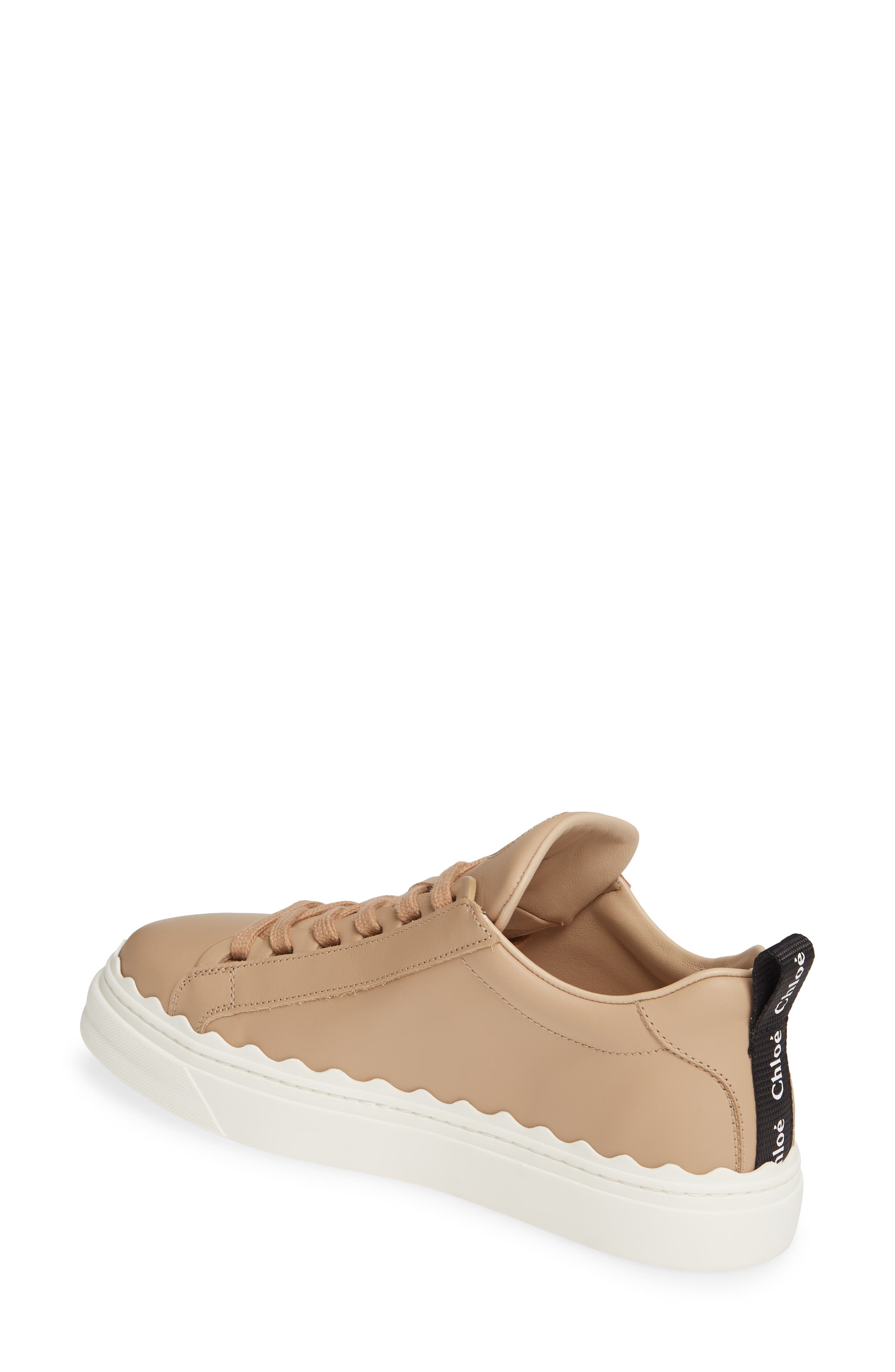 Lauren Low Top Sneaker, Alternate, color, PINK TEA LEATHER