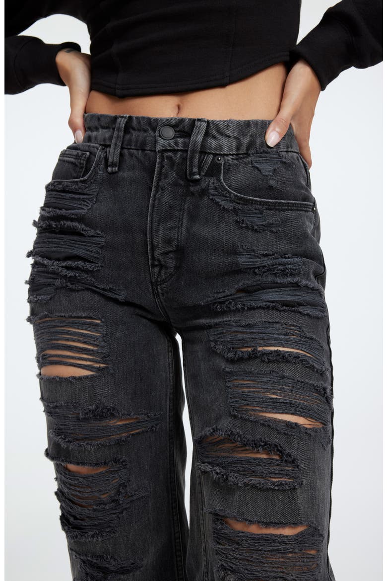 Good '90s Loose Fit Jeans, Alternate, color, BLACK247
